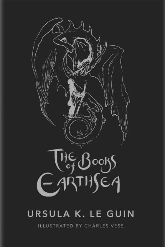 Click here to go to the Amazon page of, The Books of Earthsea, written by Ursula K Le Guin.