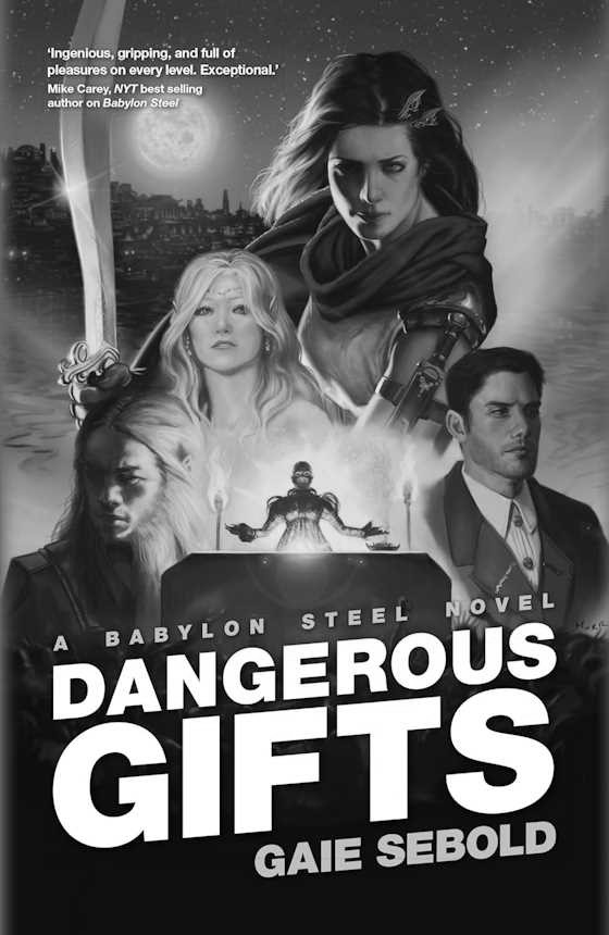 Click here to go to the Amazon page of, Dangerous Gifts, written by Gaie Sebold.