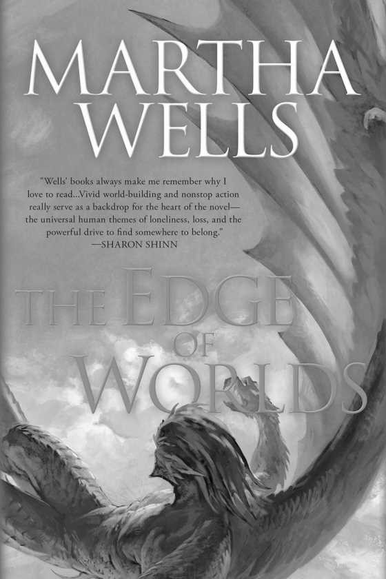 The Edge of Worlds, written by Martha Wells.