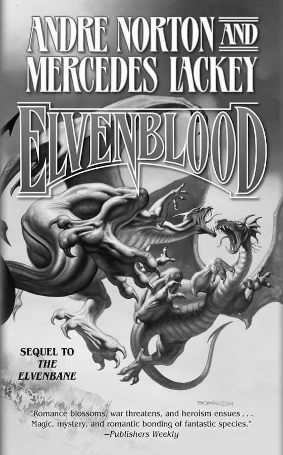 Click here to go to the Amazon page of, Elvenblood, written by Andre Norton and Mercedes Lackey.