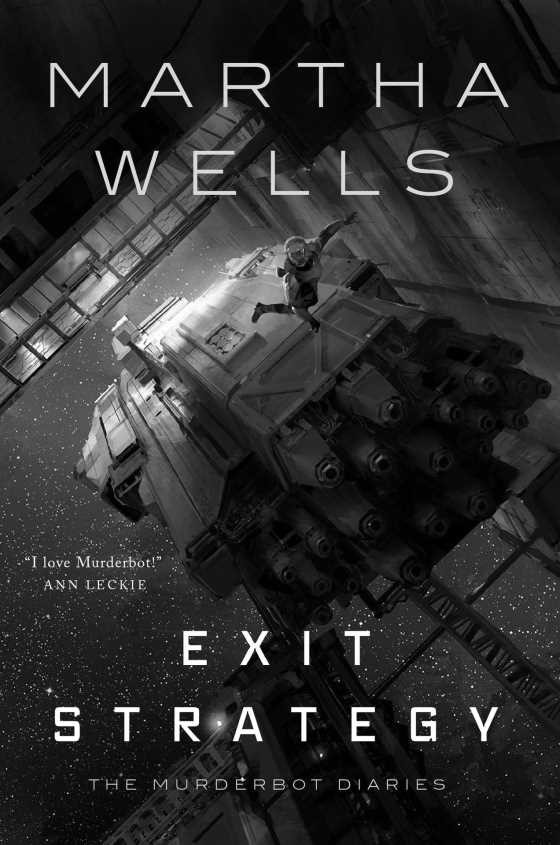 Click here to go to the Amazon page of, Exit Strategy, written by Martha Wells.