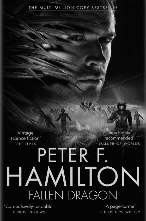 Click here to go to the Amazon page of, Fallen Dragon, written by Peter F Hamilton.