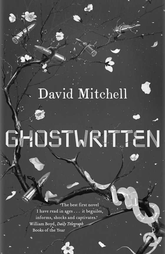 Click here to go to the Amazon page of, Ghostwritten, written by David Mitchell.