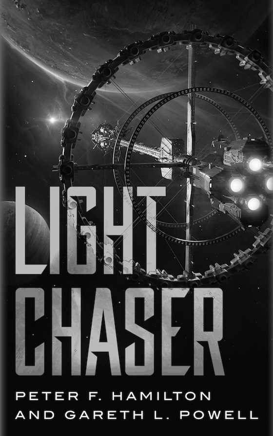 Click here to go to the Amazon page of, Light Chaser, written by Peter F Hamilton.