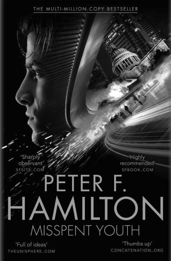 Click here to go to the Amazon page of, Misspent Youth, written by Peter F Hamilton.