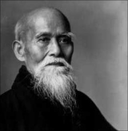 Morihei Ueshiba.