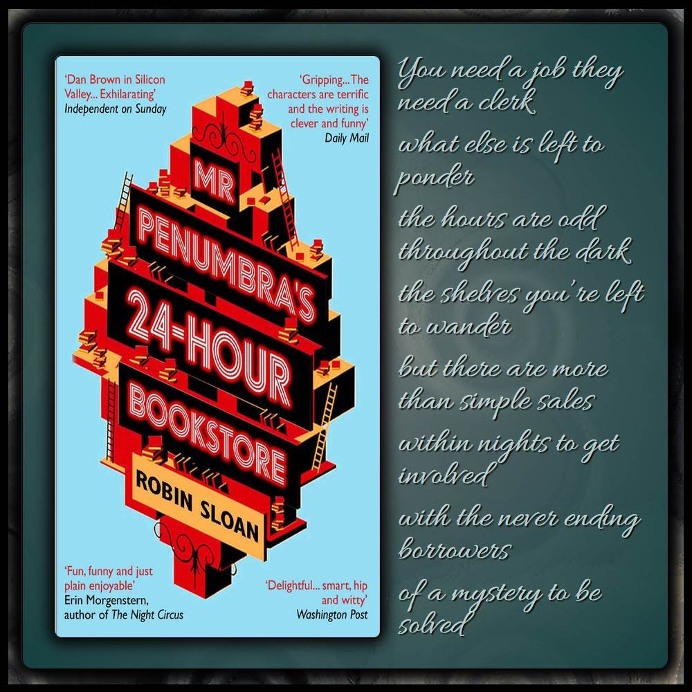 Mr Penumbra's 24 Hour Bookstore instagram pic.