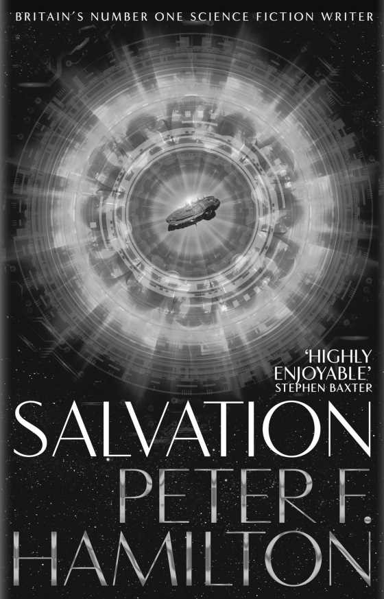 Click here to go to the Amazon page of, Salvation, written by Peter F Hamilton.