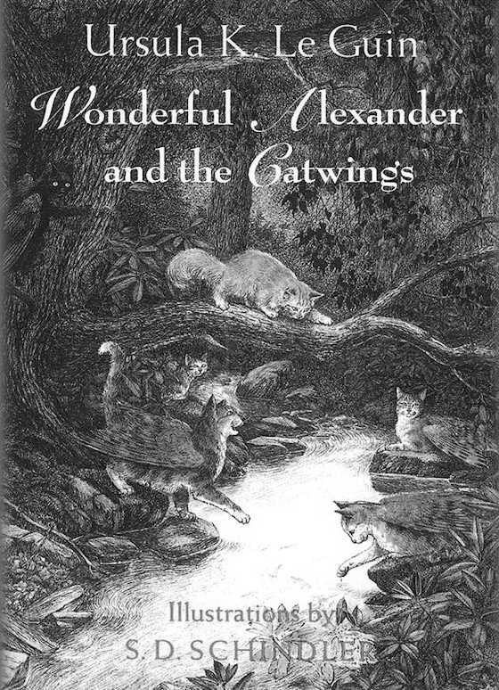 Click here to go to the Amazon page of, Wonderful Alexander and the Catwings, written by Ursula K Le Guin.